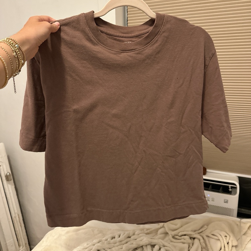 Abercrombie & Fitch Brown Short Sleeve Tee